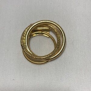 West Germany Tora Gold Tone Vintage Clip on Brooch Money Clip